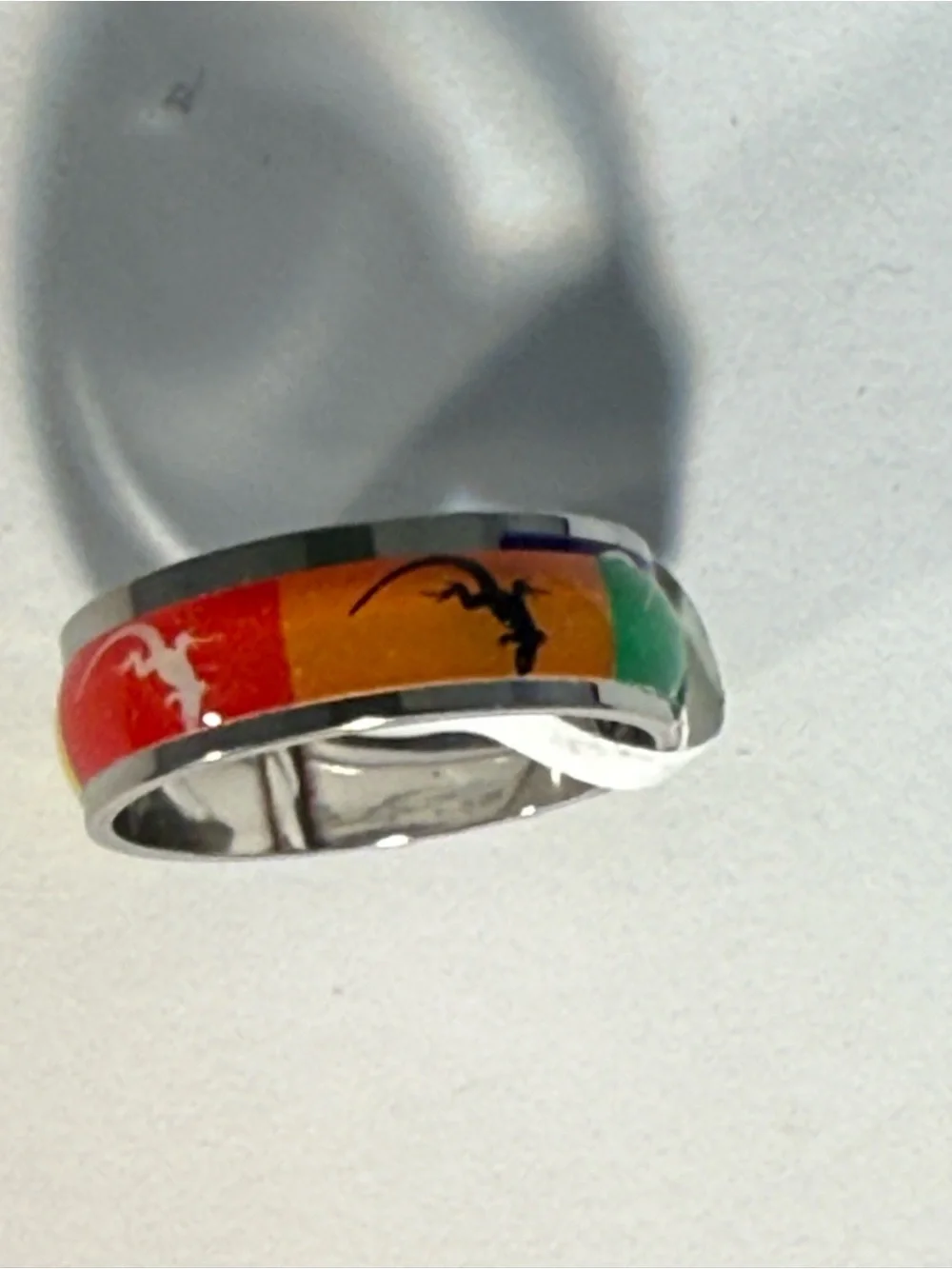 Men’s Multicolor Stainless Steel Ring Set of 11 NWT Yellow, Black, Silver